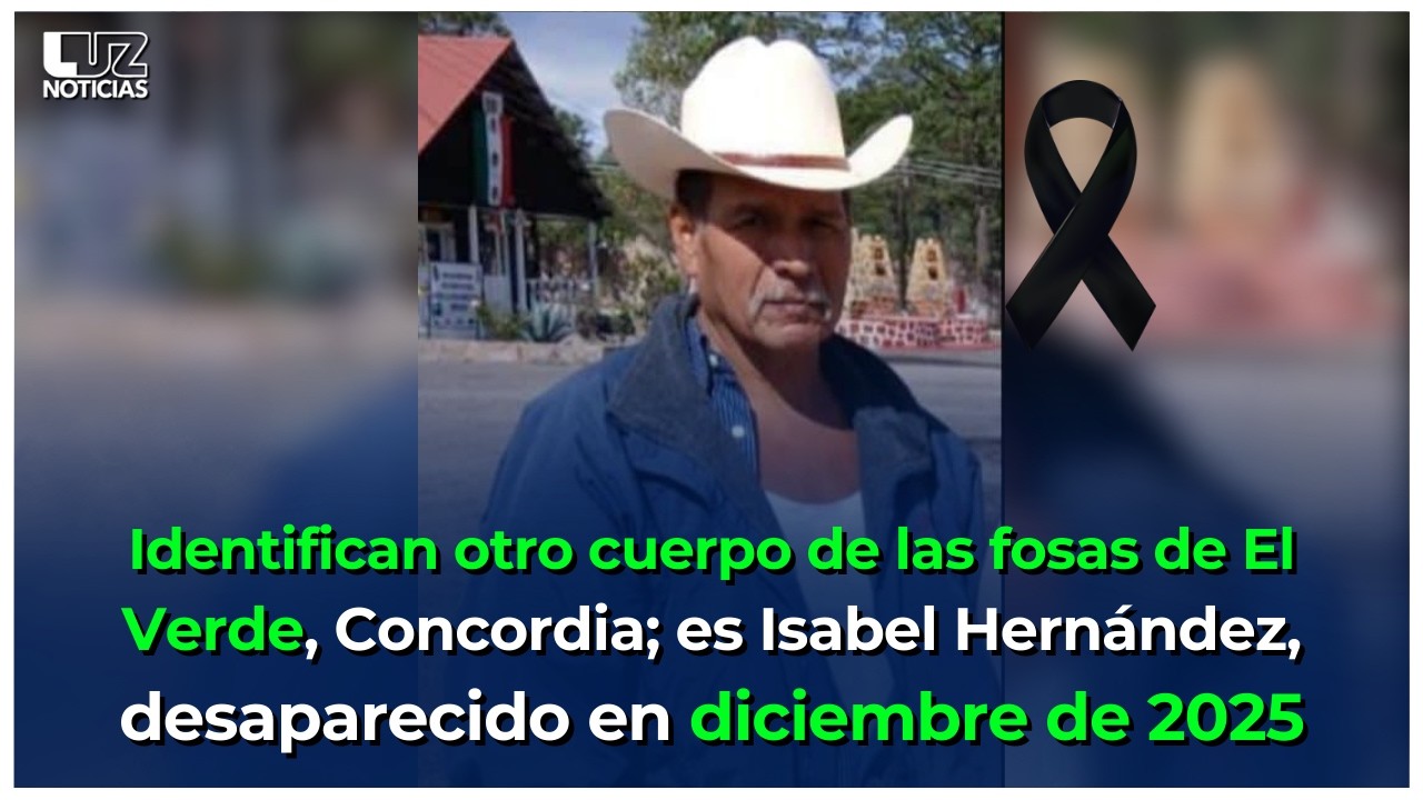 Identifican otro cuerpo en fosas de Concordia; es Isabel Hernández, desaparecido en diciembre.
