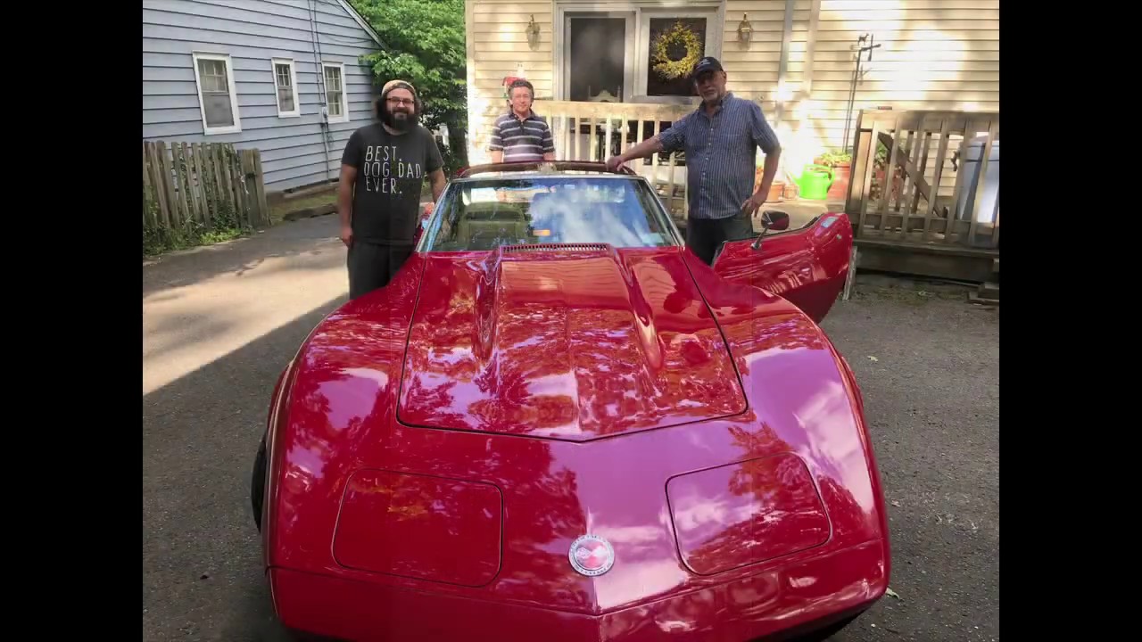 Surprising my Dad with his Dream car a 1973 Corvette!