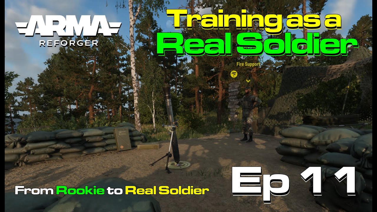 First Time in Arma Reforger - Training Like a Real Soldier | Fire Support Tutorial | Ep 11