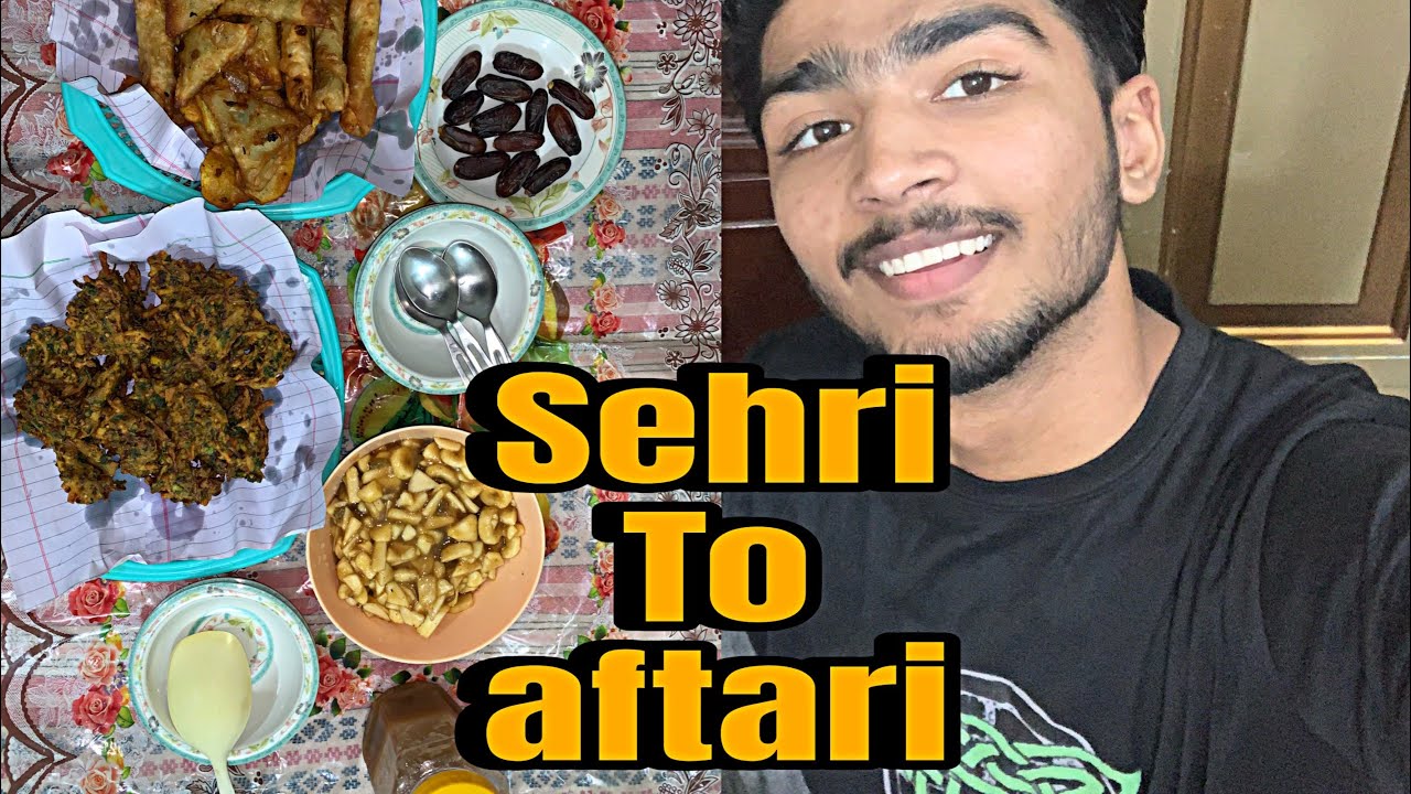 Ramadan first Sehri And iftari | My routine 