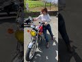 【HONDA CB400FOUR 押しがけ】バイク女子ボウラーあいか🏍️🎳#bike #shorts #shortvideo