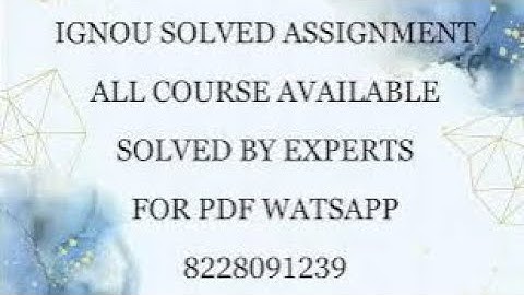 bms 2 solved assignment 2023 /IGNOU bms 2 solved Assignment 2023 /pdf wtsp 8228091239