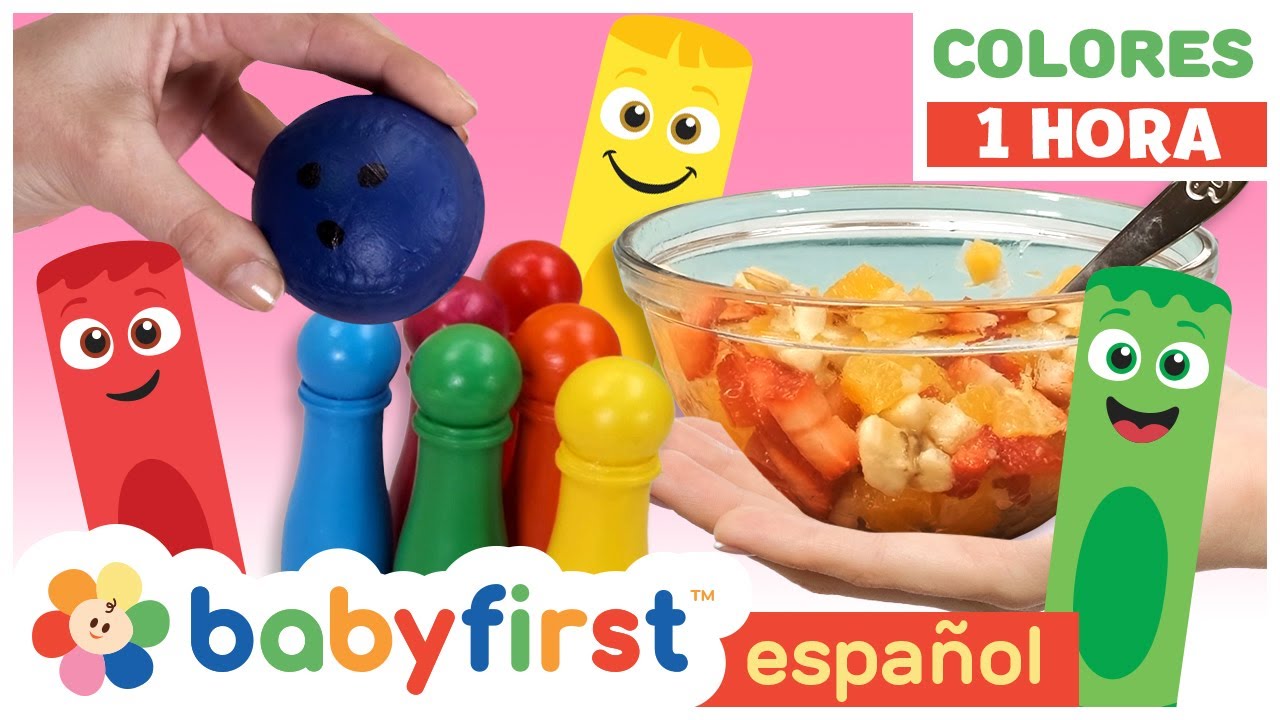 Colores en español para niños | Magia de La Pandilla de Colores | Jogo De Boliche + | Baby First TV