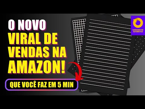 Comece a ganhar em na Amazon com produto que leva 5 minutos pra criar e viraliza nas vendas