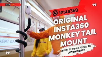 Original Insta360 Monkey Tail Mount, for Insta, GoPro and Osomo Camera