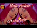 HAIR REVIEW || Unice hair 99J T Part 5x5 Lace Closure