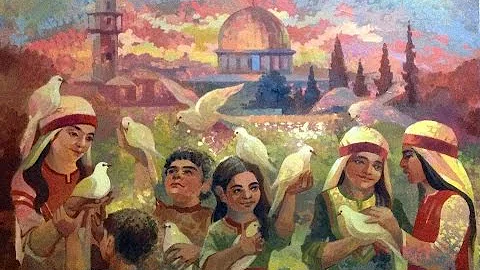 Paintings of IRINA NAJI (Gaza) with music by IMAD ...