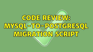 Code Review: MySQL-to-PostgreSQL migration script (3 Solutions!!)