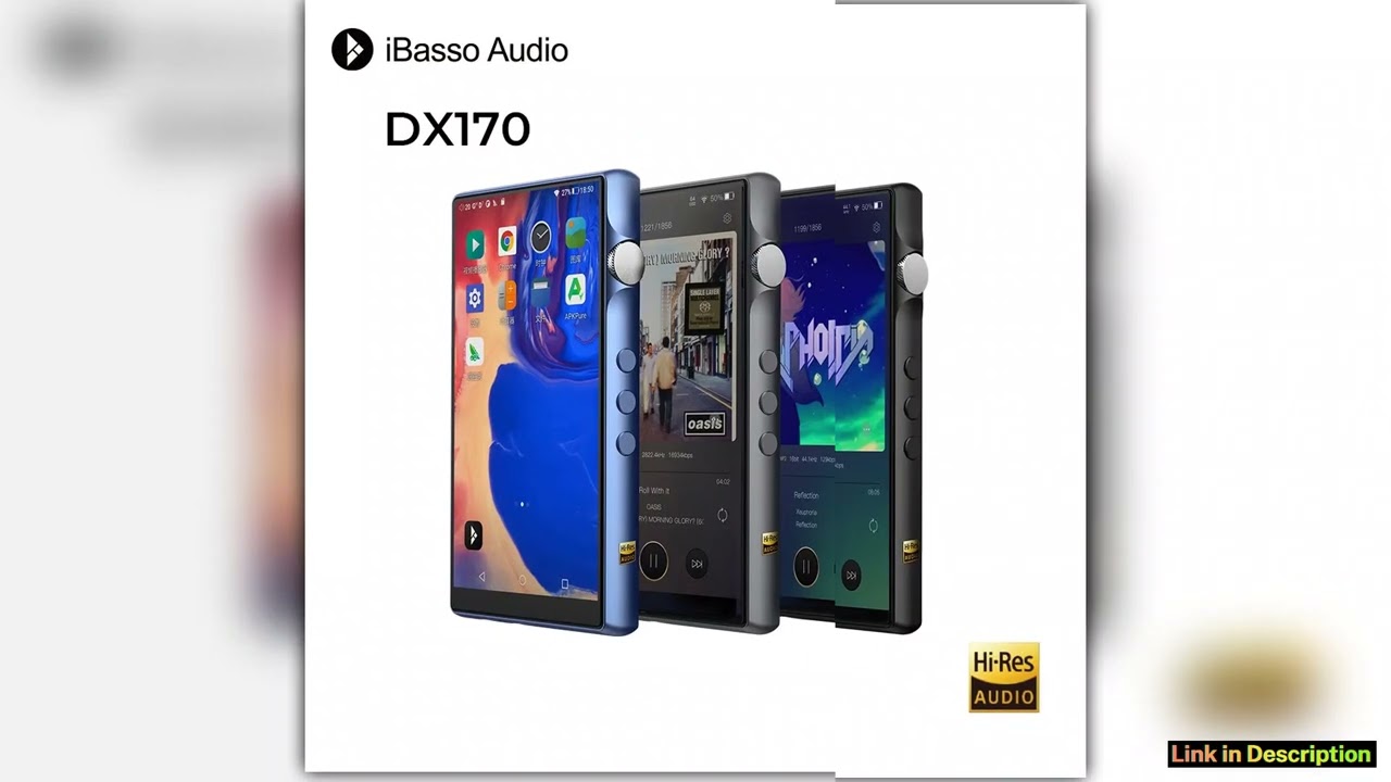 Ibasso DX170 MP3 Lossless Music Player Hifi Bluetooth Highquality WIFI Students Portable Music Play