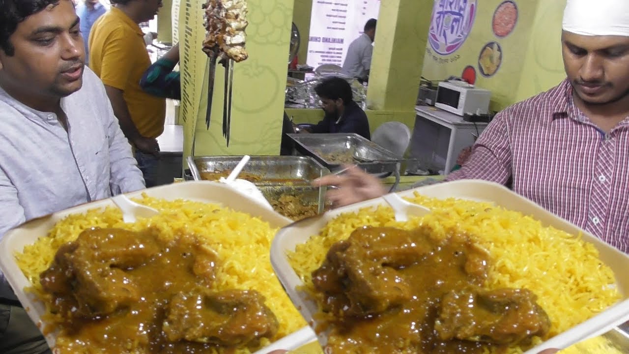 Chicken Biryani @ 100 rs   Pulao with Chicken Kasha @ 100 rs   Ahare Bangla Food Festival 2019 | Indian Food Loves You