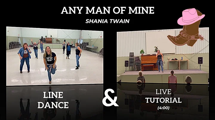 ANY MAN OF MINE by Shania Twain | Line Dance & Liv...