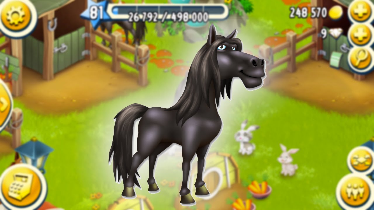 My New Animal Andalusian Horse in Hay Day Level 81 Part 02