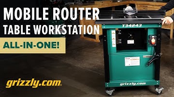 Mobile Router Table Workstation (Grizzly Model T34243)