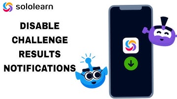 How To Disable And Turn Off Challenge Results Notifications On Sololearn App