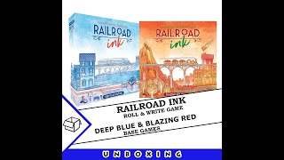 Railroad Ink: Deep Blue & Blazing Red base game