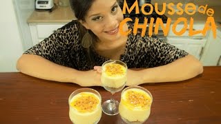 Mousse de Chinola/Maracuyá con pocos Ingredientes