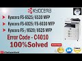 How to solve kyocera error code 4010  kyocera fs6525 error code 4010  kyocera  errorc4010