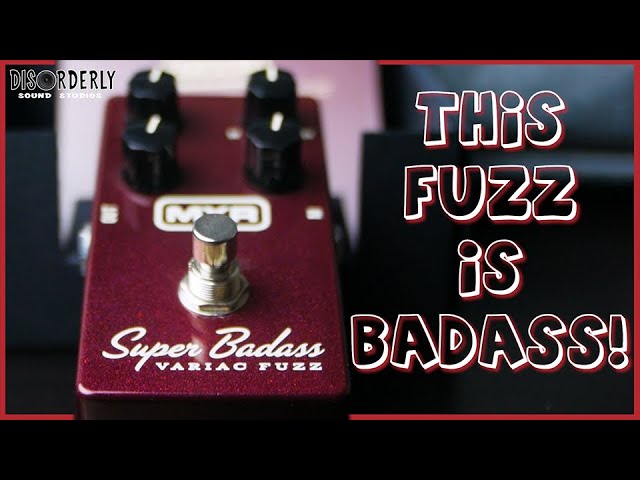 MXR - M236 Super Badass Variac Fuzz - Pédale de préampli guitare électrique  - Pédale d'effet