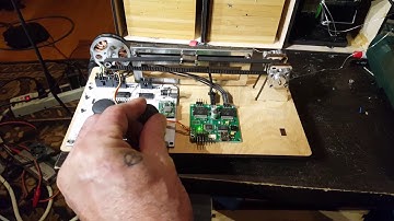 Brushless motor, PID control, slide potentiometer feedback.