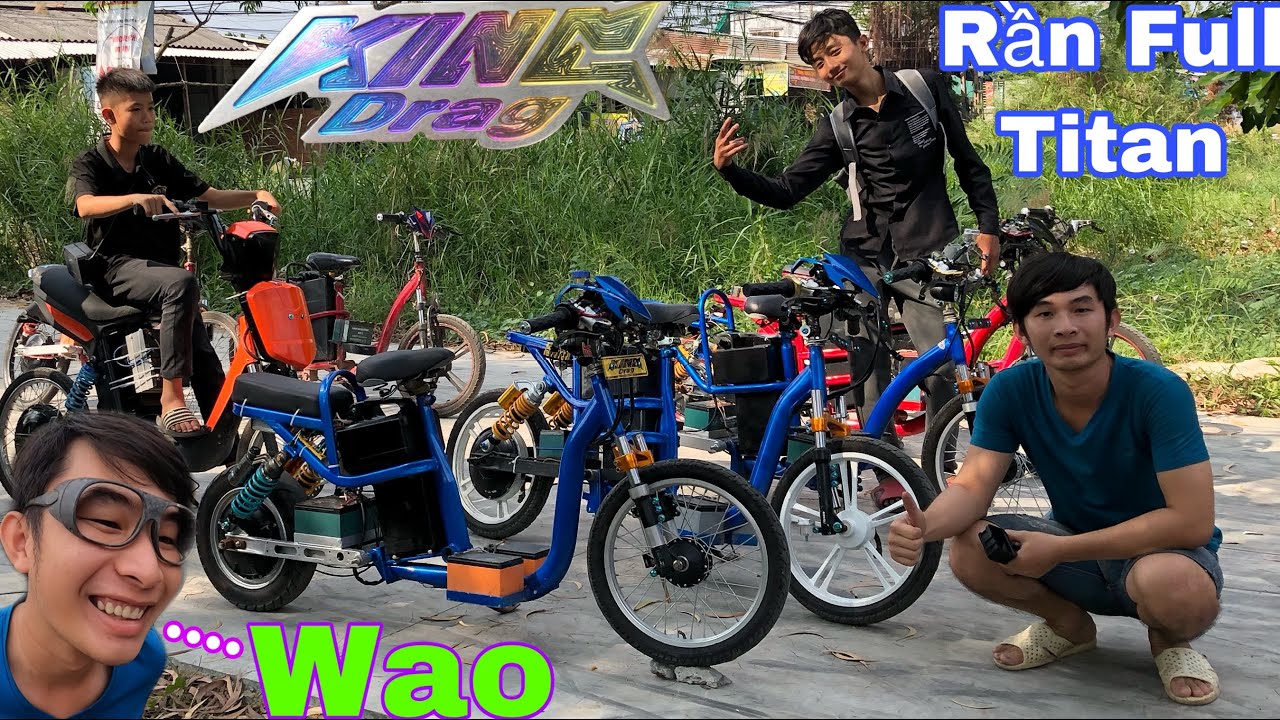 nhà hàng ngự bình New review xe điện độ cực chất rần full ốc titan gr5 / Ngự Bình Vlogs
