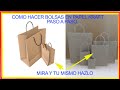 como hacer bolsas con papel KRAFT, paso a paso muy fácil de hacer todo en forma manual y MUY ÚTIL.