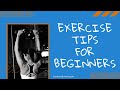 10 tips for exercise beginners