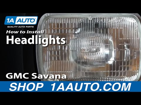 How to Replace Headlights 96-06 GMC Savana