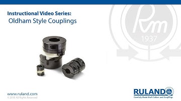 What are Oldham Couplings | Ruland