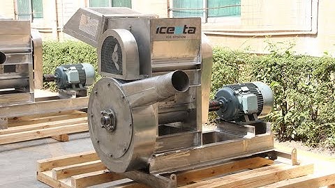 ICESTA customized Ice block ice Crusher Machine