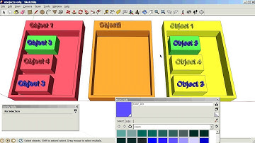 SketchUp: Objects, layers and inheritance