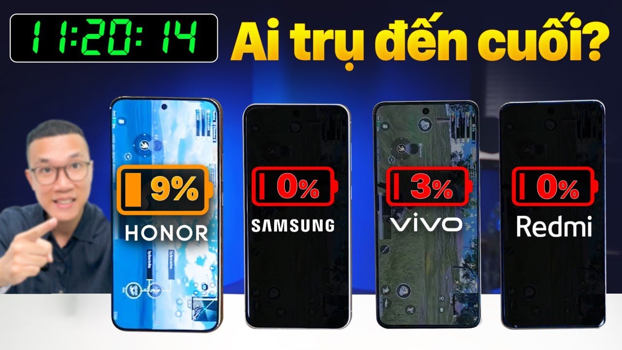 Đi Tìm Điện Thoại Tầm Trung Pin Trâu Nhất: HONOR X9d, Galaxy A56, vivo V60 Lite, Redmi Note 14 Pro+
