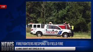 Field Fire on Harris Ave. in Quitman, MS