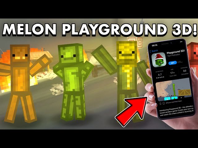 😱 I AM THE FIRST IN THE WORLD TO PLAY MELON PLAYGROUND 3D! 