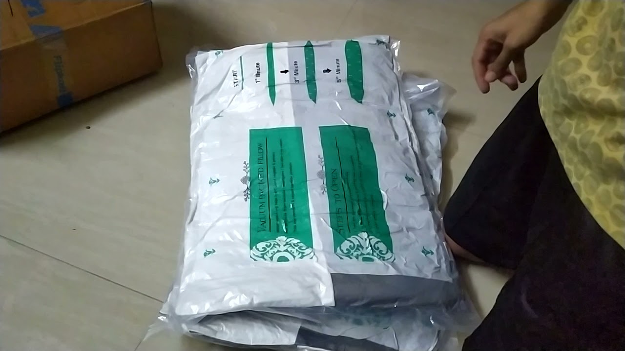 Unboxing | Urban Basics Microfibre Geometric Sleeping Pillow | Pack of 2 | ₹749 | 04/03/2021