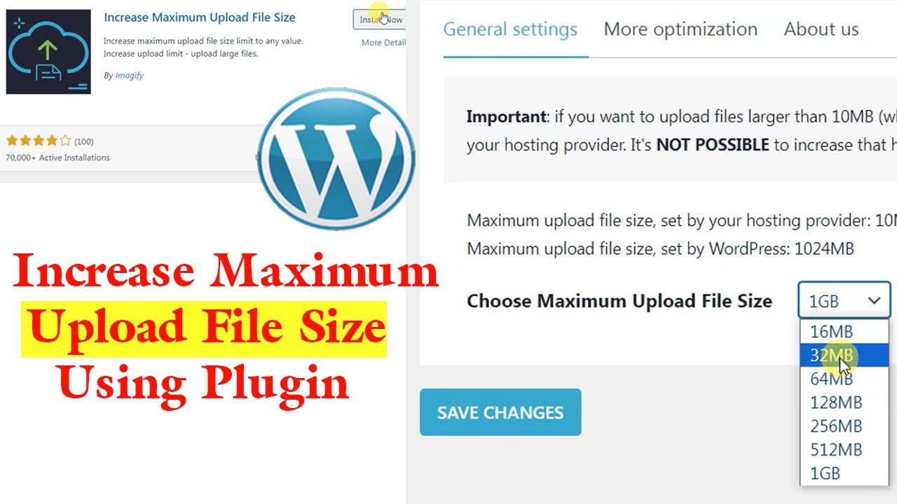 How to Increase Maximum Upload File Size in WordPress For Beginners ...