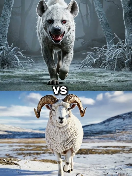 Hyena vs White Animals (Lion, Tiger, Wolf)