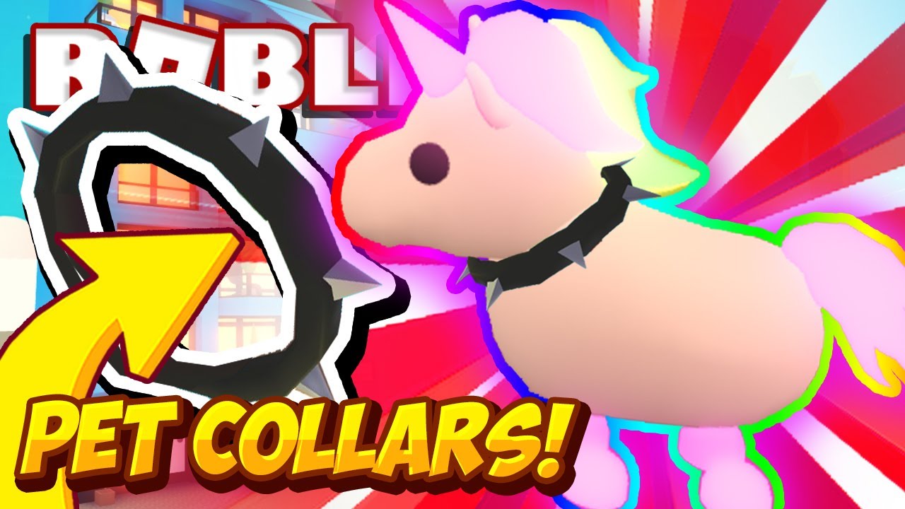 New Pet Collars In Adopt Me Roblox Adopt Me Pets New Update News Youtube - adopt me roblox dog accessories