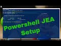 Powershell Just Enough Administration JEA example