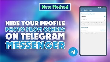 How to Hide Your Profile photo from Others on Telegram Messenger  | Skill Wave