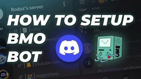 How to setup BMO bot Discord in your discord server | Music, Fun & More #roduz #discord