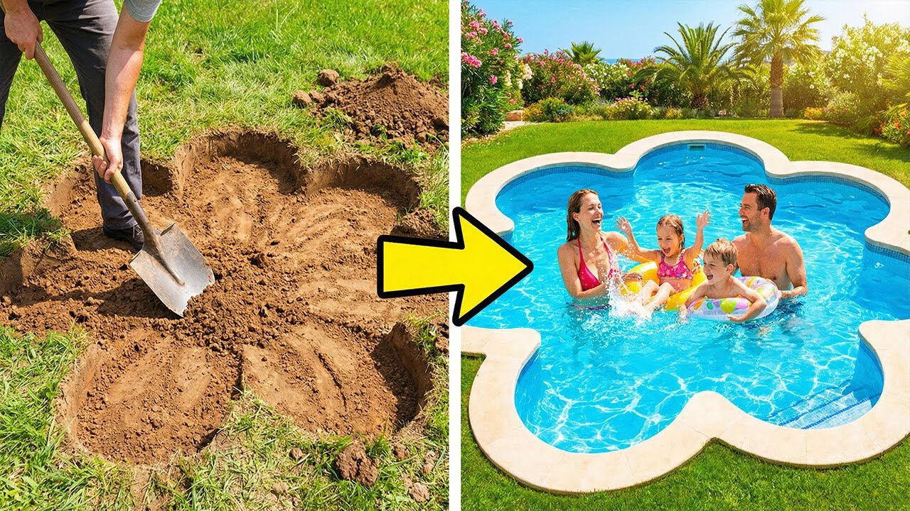 Turning My Backyard Into a Swimming Paradise! 🌊