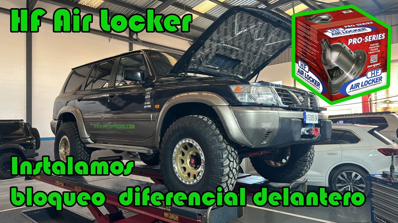 Instalación de bloqueo de diferencial delantero - Patrol GR Y61