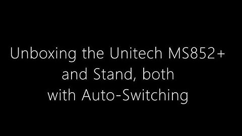 【High Performance 2D Imager Scanner】MS852+ with Auto-Switching Stand Unboxing Introduction