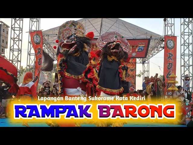 Rampak Barongan ROGO SAMBOYO PUTRO | Lapangan Banteng Kota Kediri class=