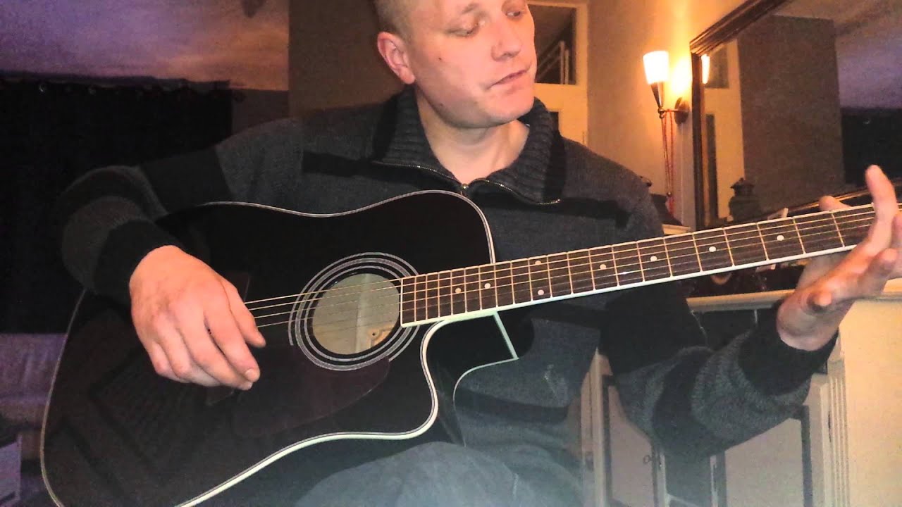 Easy guitar makkelijk gitaar les het is een nacht - YouTube