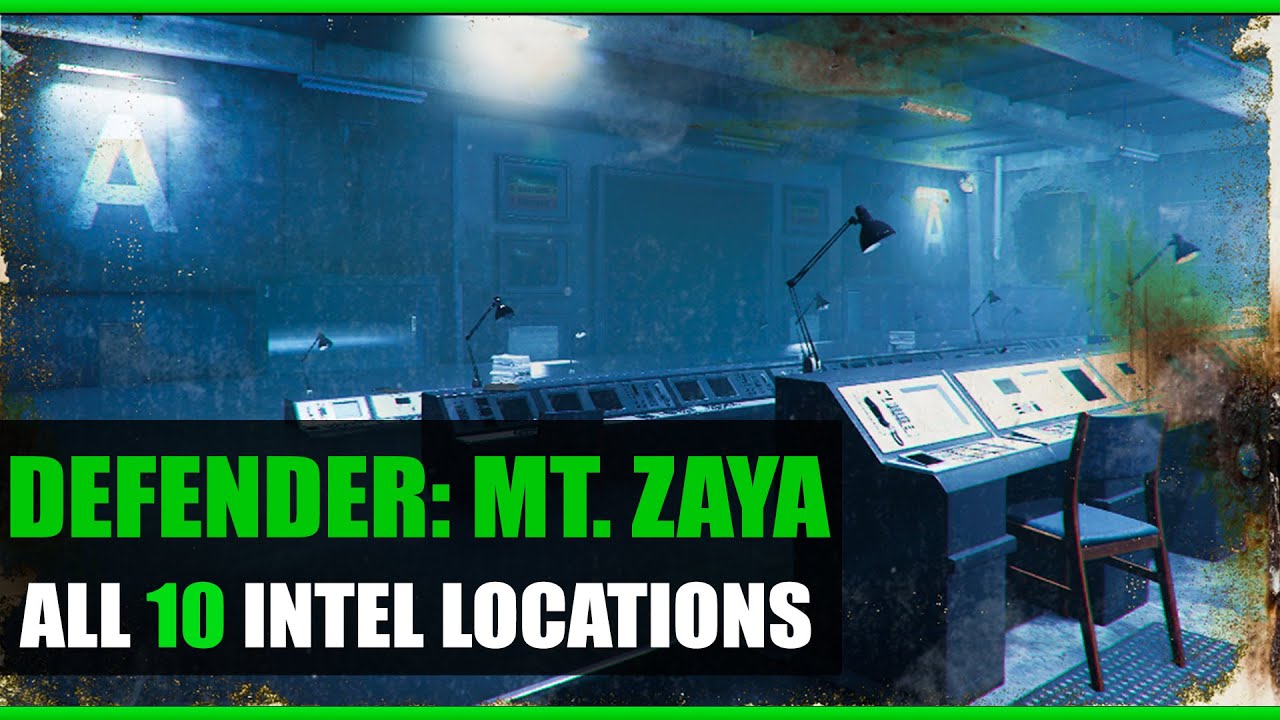 All 10 Intel Locations on Defender: Mt. Zaya Spec Ops Mission - Call of Duty: Modern Warfare II
