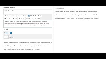 How to Author a Cloze Text Question