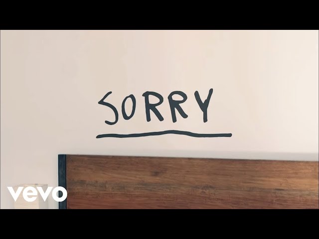 Justin Bieber - Sorry (Lyric Video) class=