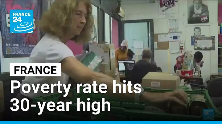 French poverty rate hits 30-year high • FRANCE 24 English