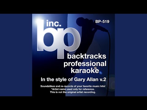 Watching Airplanes (Instrumental Track Without Background Vocal) (Karaoke in the style of Gary...